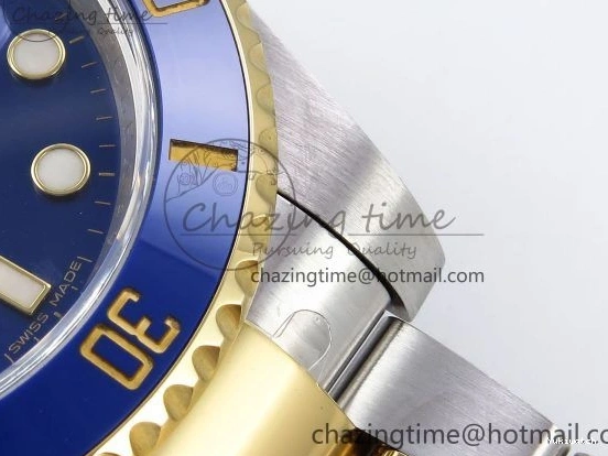 and LB Case Ceramic Blue Bracelet 116613 VR3135 SS 1:1 904L Edition Submariner Best HGF 0130